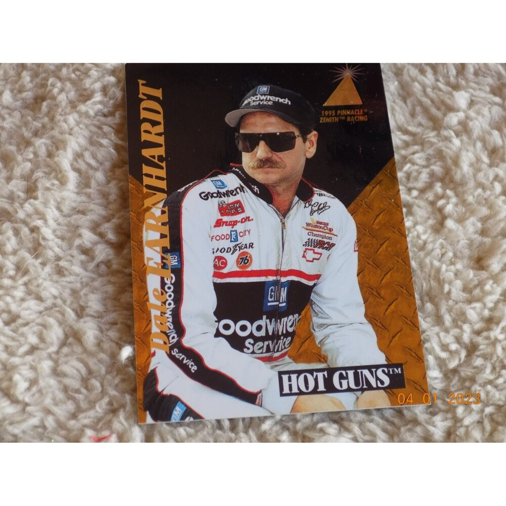 Nascar Dale Earnhart trading card 1995 Pinnacle Zenith Racing